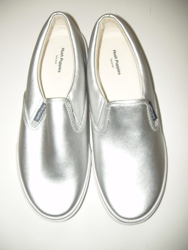 Hush puppies silver leather - hush,