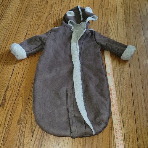 Baby gap brown faux suede - brown,