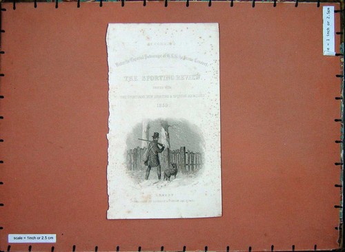 Original old antique - original, print