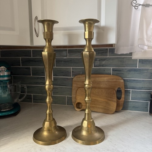 Vintage large brass - 2, floor