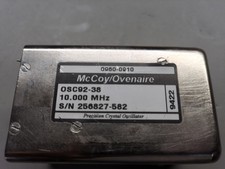 Agilent 0960-0910 10MHz Ovenized Oscillator OCXO McCoy / Ovenaire OSC92-38