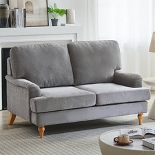 Hampshire Fabric 2 Seater Sofa In Grey