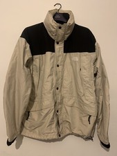 The North Face Tan Hooded Triclimate Hyvent Zip Jacket Shell Medium, VGC