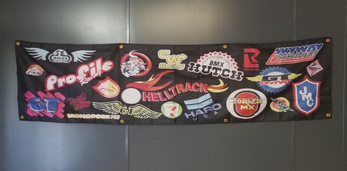 Bmx racing banner - racing, 2x8