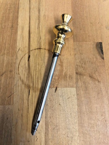 Brass tiller pin small - brass, heavy