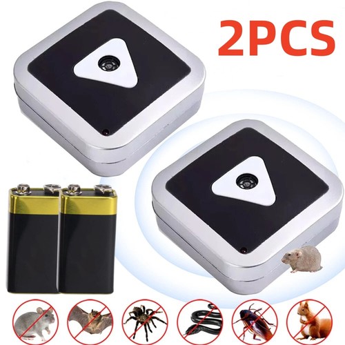 2pc ultrasonic mouse repeller - 2pc,