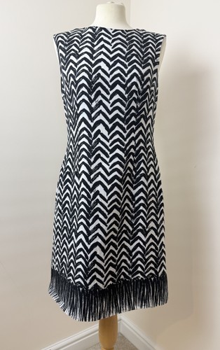 Jaeger shift dress uk12 - jaeger, black