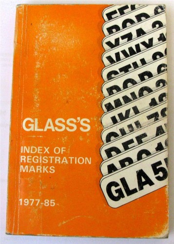 Glass index registration - glass's,