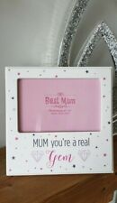 Best Mum Photo Frame Mothers Day Birthday 4" x 6"