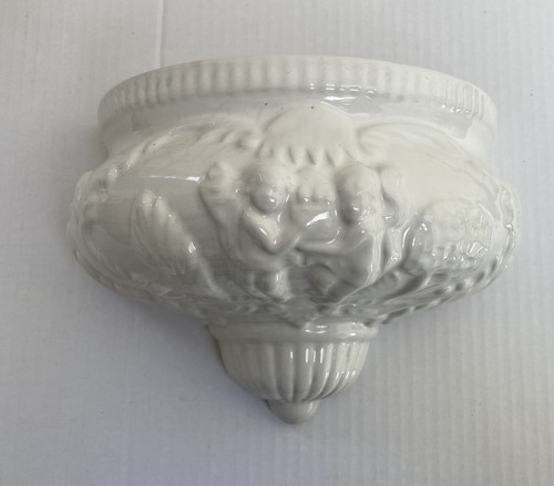 Vintage wall pocket vase - wall,