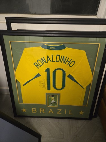 Signed ronaldinho brazil - signed,