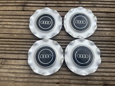 x4 Genuine Audi 80 Speedline Alloy Wheel Centre Caps Set
