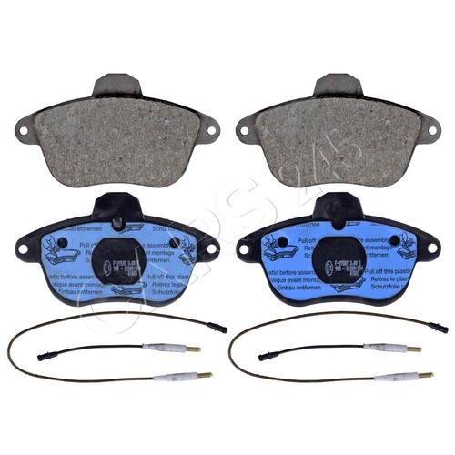 Febi disc brake pad set - pad, fits