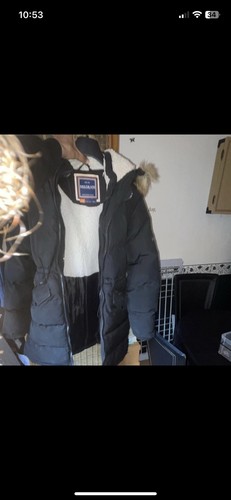 Soulcal black hooded puffer - soulcal&co,