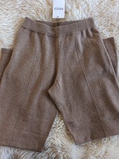 Basics By Chinti & Parker Wool+Cashmere Wide Elasticated Waistband Trousers S