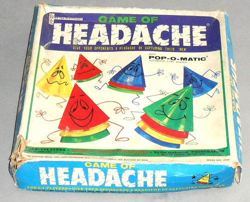 Headache board game - game, pan
