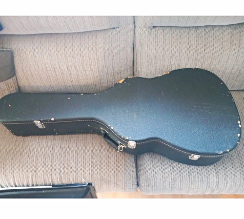 Black hard guitar - black,