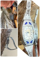 1930 Ladies Art Deco Sapphire