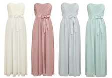 MARKS AND SPENCER DUSKY PINK WEDDING BRIDESMAID PROM PARTY DRESS UK SIZE 12.