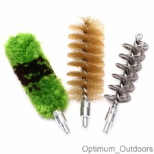 3 Piece 12 Gauge Bore GA Shotgun Barrel Cleaning Kit Rod Nylon Brush Mop Tornado