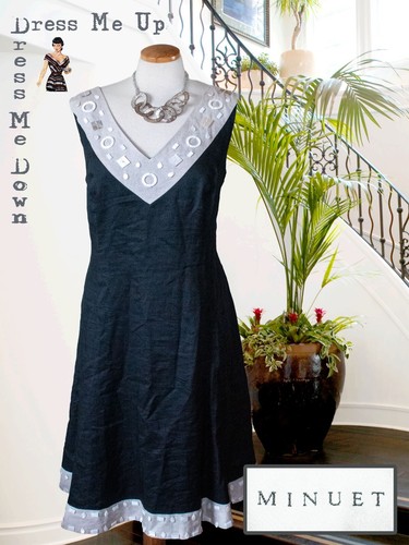 Minuet linen blend black - minuet,