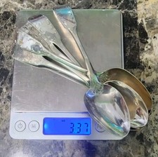 LOT OF 6 A.S GLASGOW🏴󠁧󠁢󠁳󠁣󠁴󠁿 c1831 STERLING SILVER🥈🤑TEASPOONS/TEA SPOONS