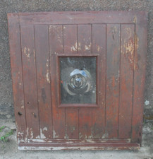 UPPER PART OF STABLE DOOR, EXTERNAL, WITH DECORATIVE WINDOW
