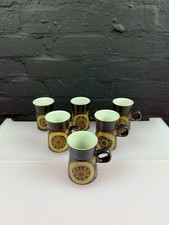 6 x Denby Arabesque Small Coffee Cups Last Set Available