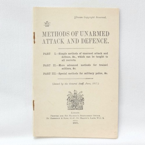 Ww1 1917 unarmed combat - ww1, manual