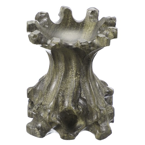 Crystal sphere stand 35x60mm - crystal,