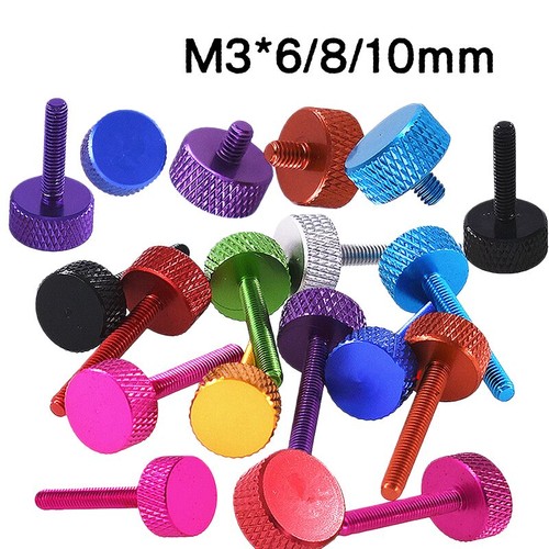 10mm knurled thumb - m3*6/8/10mm,