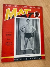 MAT - THE WORLDS LEADING WRESTLING  JOURNAL - VOL2 NO.7 1948 OLYMPIC RESULTS