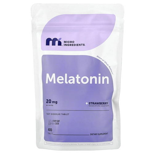 Melatonin strawberry 20 mg - strawberry,,