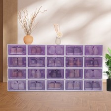 20pcs plastic shoe boxes - plastic,