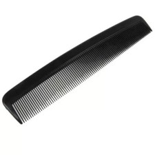 MENS BLACK PLASTIC HAIR COMBS 5 INCH PACKS OF 1 2 4 6 8 10 12 24 36
