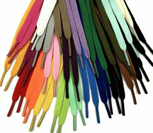 10mm wide flat shoelaces - 10mm,