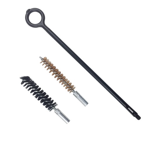 9mm brass bristle gun brush - brass,