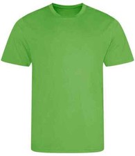 AWDis Cool T-Shirt - 100% Polyester Plain Tee - Wicking Quick Dry, FREE DELIVERY