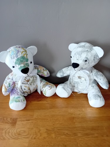 Handmade memory bear - memory,