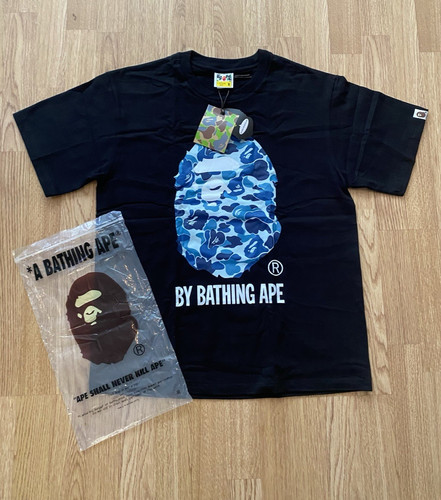 Bathing ape blue camo - a,