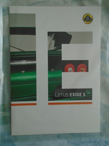 Lotus exige brochure - s,