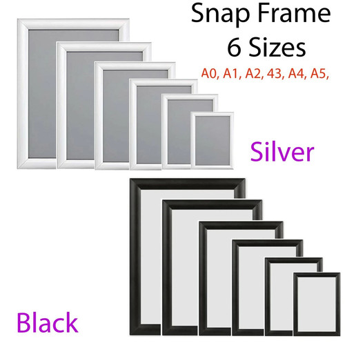 Black sliver aluminium a0 a5 - black,