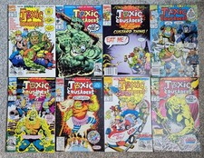 Toxic Crusaders 1-8 complete run set series 1992 Marvel Comics 1 2 3 4 5 6 7 8 