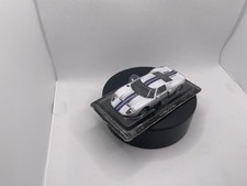 Deagostini 1/43 Scale, Ford GT40, White With Blue Stripes Diecast Model Car