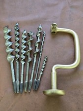 Solid Brass Bit & Brace Drill