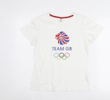 Team white unisex kids - team, gb