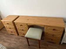 Solid Wood Desk Ex-Oak Furniture Land Suitable For Home Office Or Living Area