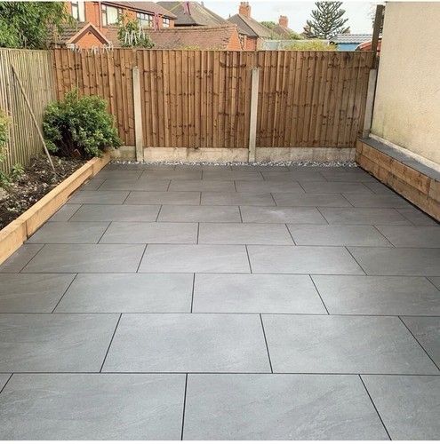 Porcelain patio paving slabs - porcelain,