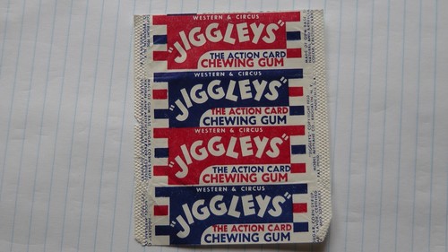 Jiggleys bubble gum wrapper