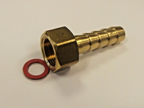 Female brass hosetails with - female,